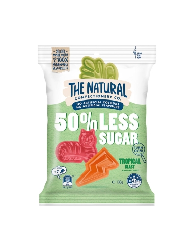 Natural Confectionery Co Low Sugar Tropical Blast 130 g x 24