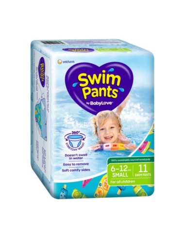 Babylove Pantaloni da bagno piccoli 11 confezione x 3