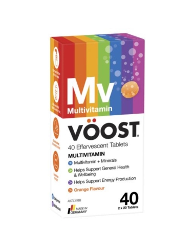 Voost Multivitaminen + Mineralen Oranje tabletten 40s x 6