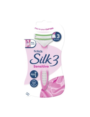 Schick Xtreme 3 Sensibile Shaver Donna 4 Pack x 6