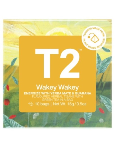 T2 Wakey Wakey Theezakjes 10 verpakkingen x 1