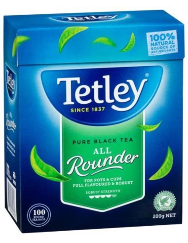 Tetley Confezione da 100 bustine di tè All Rounder x 1