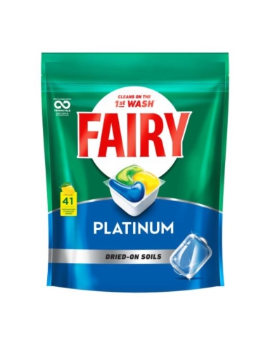 Fairy Lemon Platinum afwastabletten 41 verpakking x 4