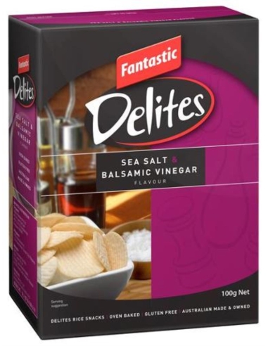Fantastic Delites Sea Salt And Balsamic Vinegar 100g x 1