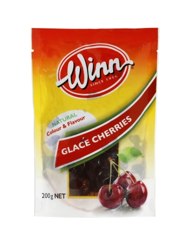 Winn Cerezas rojas glaseadas 200 g x 1