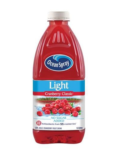 Ocean Spray Bevanda alla frutta al mirtillo rosso Lite 1,5 litri x 1