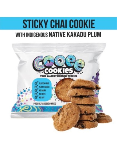 Cooee Koekjes Koekjes Portie Controle Sticky Chai & Kakadu Plum 40g x 36