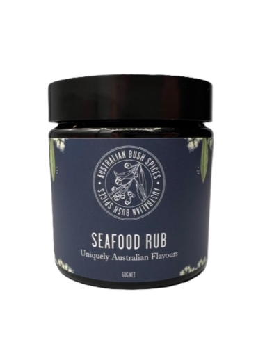 Australia Bush Spicers Blue Seafood Rub Glass Jar 60g x 1