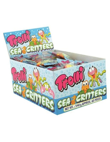 Trolli Créatures marines 9 g - Paquet de 60 pièces x 1