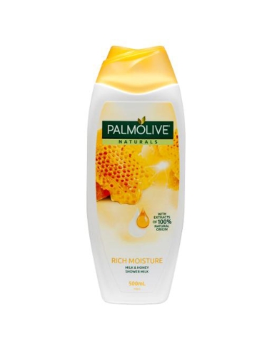 Palmolive Naturals Rich Moisture Milk And Honey Shower Milk 500ml x 1