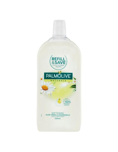 Palmolive Naturales Aloe Vera Liquid Hand Wash Relleno 500ml x 1