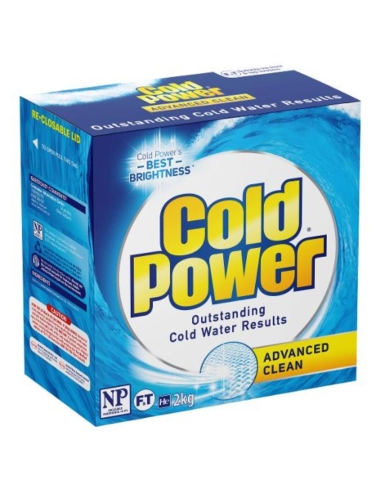 Cold Power Advanced Clean Laundry Powder 2kg x 6