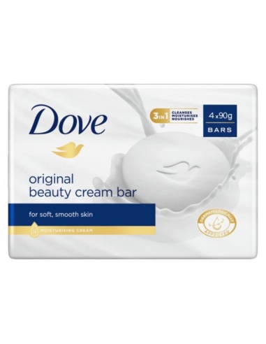 Dove Health Barra corporal regular 4 por 90 g x 1