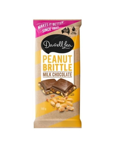 Darrell Lea Peanut Brittle 160 g x 17