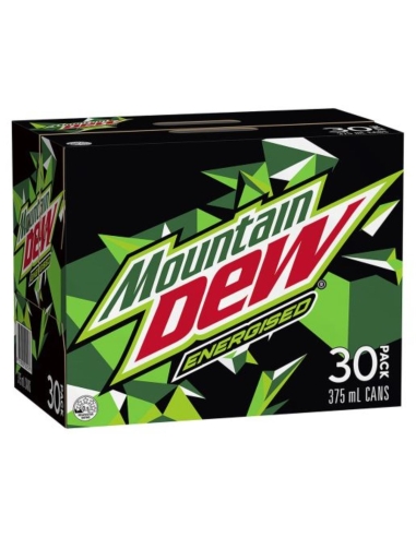 Mountain Dew Cubo Energizzato agli Agrumi 375m x 30