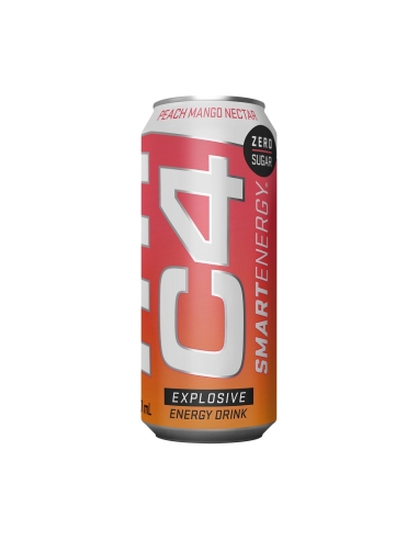 C4 Smart Energy Mango brzoskwiniowe 473 ml x 12