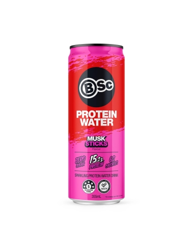 Bsc 蛋白水麝香棒 355ml x 12