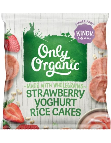 Only Organic いちごヨーグルトライスケーキ 30g x 7