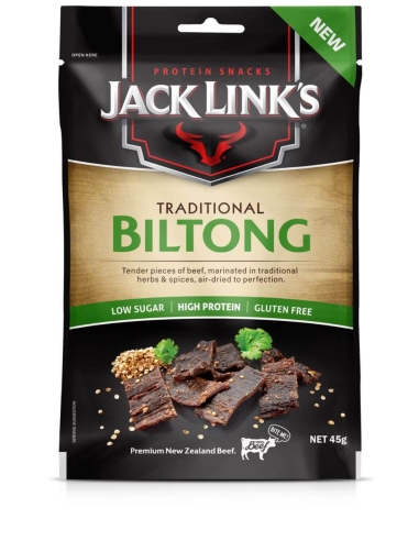 Jack Liens Biltong traditionnel 45g x 10