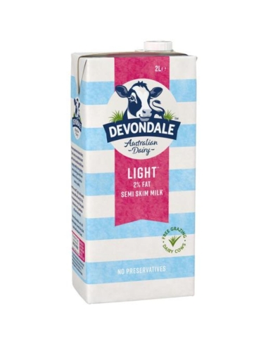 Devondale Lait Longévité Skim Semi 2ltr x 1