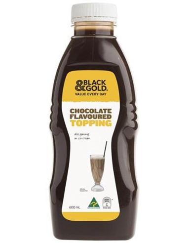 Black & Gold Chocoladetoppings 600 ml x 1