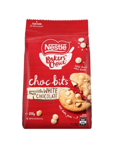 Nestle Białe Czekoladowe Kawałki Do Pieczenia 200g x 1