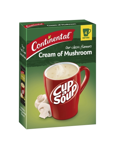 きのこカップ-a-soup 4のContinentalクリームは70g x 1を包みます