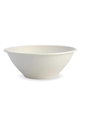 Caterers Choice Bowls 1183ml 40oz Round Takeaway Sugarcane White 50 Pack x 1