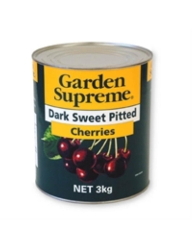 Garden Supreme Cerezas Oscuras Dulces Sin Hueso 3kg x 1