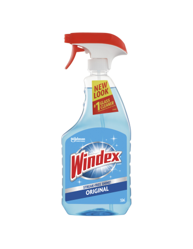 Windex Détergent en verre bleu 750ml x 1