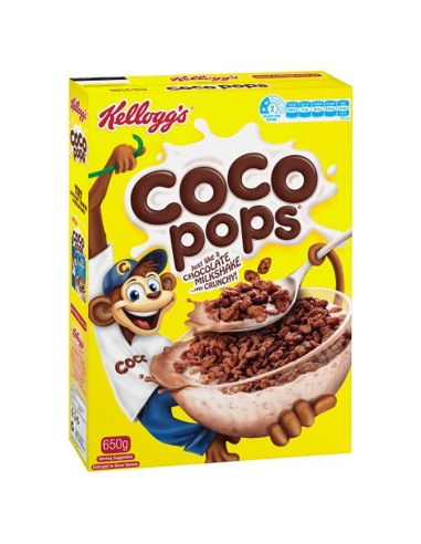 Kellogg'het is  Coco Pops 650g x 1