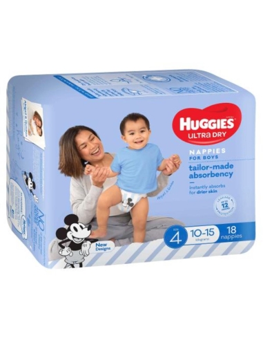 Huggies Toddler Boy Nappies 18 Pack x 1