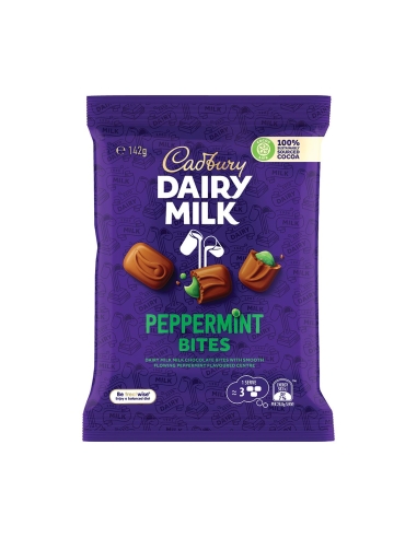 Cadbury Bocconcini di Menta Piperita 142g x 12