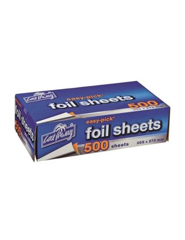 Cast Away Easy Pick Heavy Duty Foil Sheets Large 35mm X 273mm 500 Pack