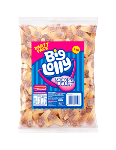 Big Lolly Sour Cola Bottles 2kg x 1