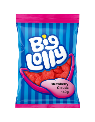 Confectionery Trading Big Lolly Nuvole di Fragola 140g x 12