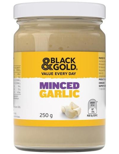 Black & Gold Minced Garlic 250g x 1