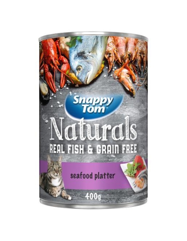 Snappy Tom Seafood Platter In Prawn Jelly 400g x 1
