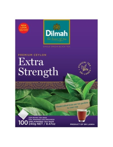 Dilmah Extra Sacchetti per teiera di resistenza 100 Pack x 1