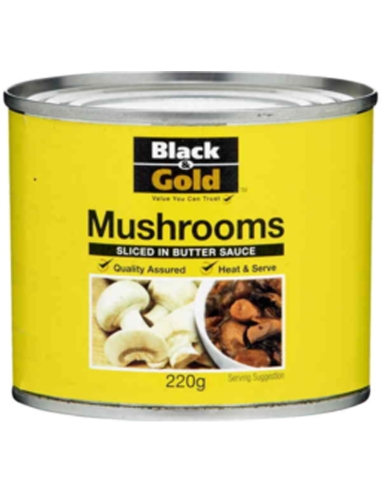 Black & Gold 香菇整菇罐头 400g x 1