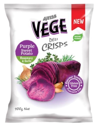 Ajitas Patatas Fritas De Camote Morado 100g x 6