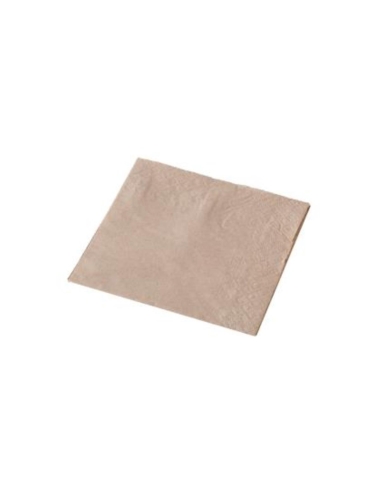 Culinaire Napkins 2 Ply Cocktail Kraft Brown Recycled 250 Pack x 1