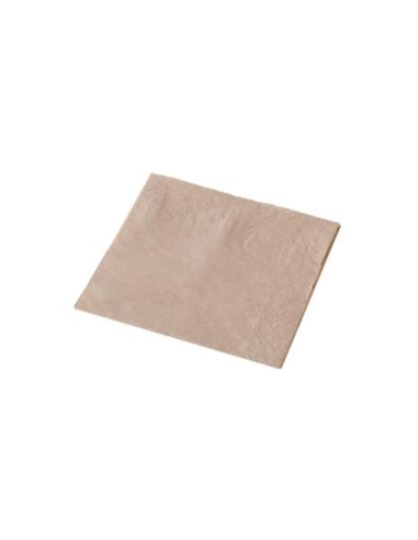 Culinaire Napkins 2 Ply Cocktail Kraft Brown Revistad 250 Pack x 1