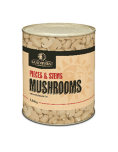 Sandhurst Mushrooms Pieces & Stems 2.84kg x 1