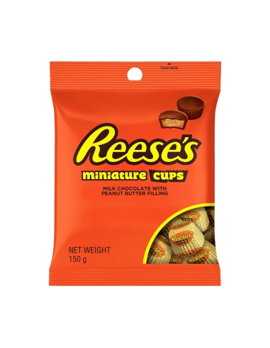 Reese's Milk Chocolate Peanut Butter Miniature Cups 150g x 12