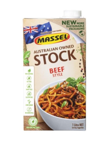 Massel Liquid Beef Stock 1ltr x 1