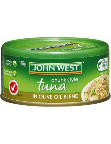 John West オリーブのマグナ Oil 185g×12