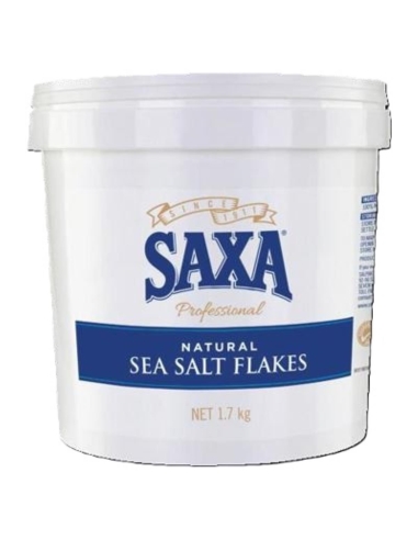 Saxa Płatki soli morskiej naturalne 1,7 kg x 1