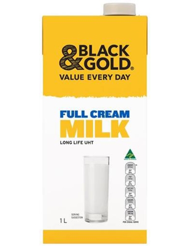 Black & Gold Milch Vollmilch Longlife 1ltr x 1