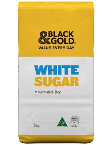 Black & Gold Azúcar blanco 3kg x 1